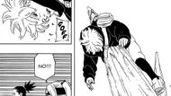 Inojin gets stabbed by Jura while saving Himawari (Image Source: VIZ)
